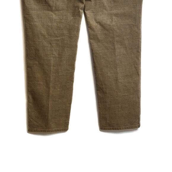 VINCE Womens Corduroy Sateen High Rise Straight Leg Ankle Chino Pant Size 4 - Picture 11 of 15